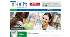 Desktop Screenshot of hallsspecialtyrx.com
